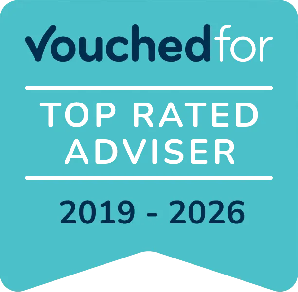 Nick Spolton VouchedFor Top Rated Adviser 2025 The Times award bag