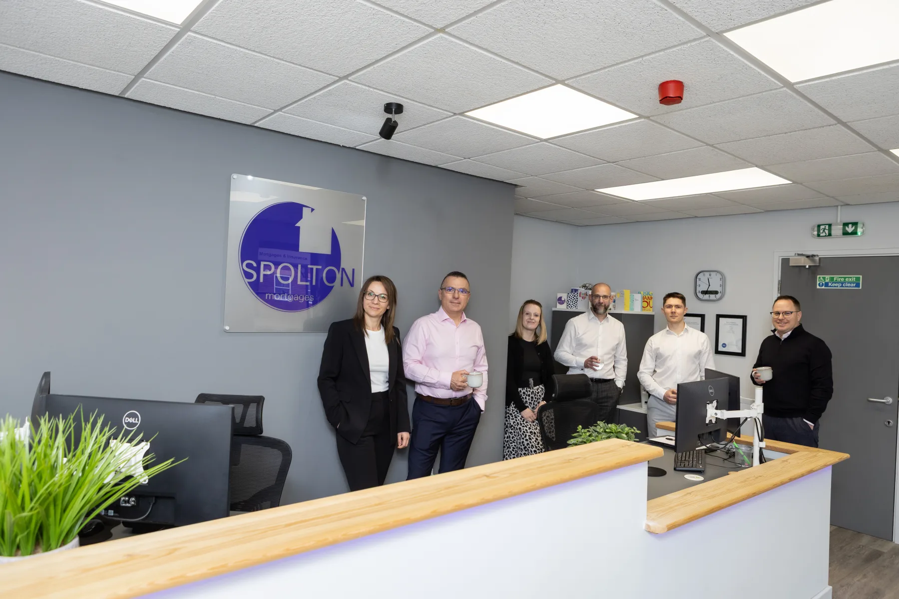 The Spolton Mortgages team at our office on Carre Street, Sleaford